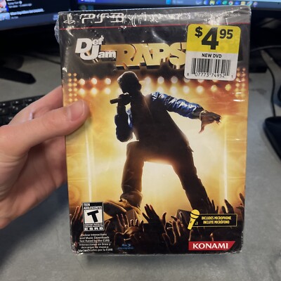 DEF JAM RapStar PLAYSTATION 3 - PS3, BOX EDITION WITH MICROPHONE, NEW-SEALED