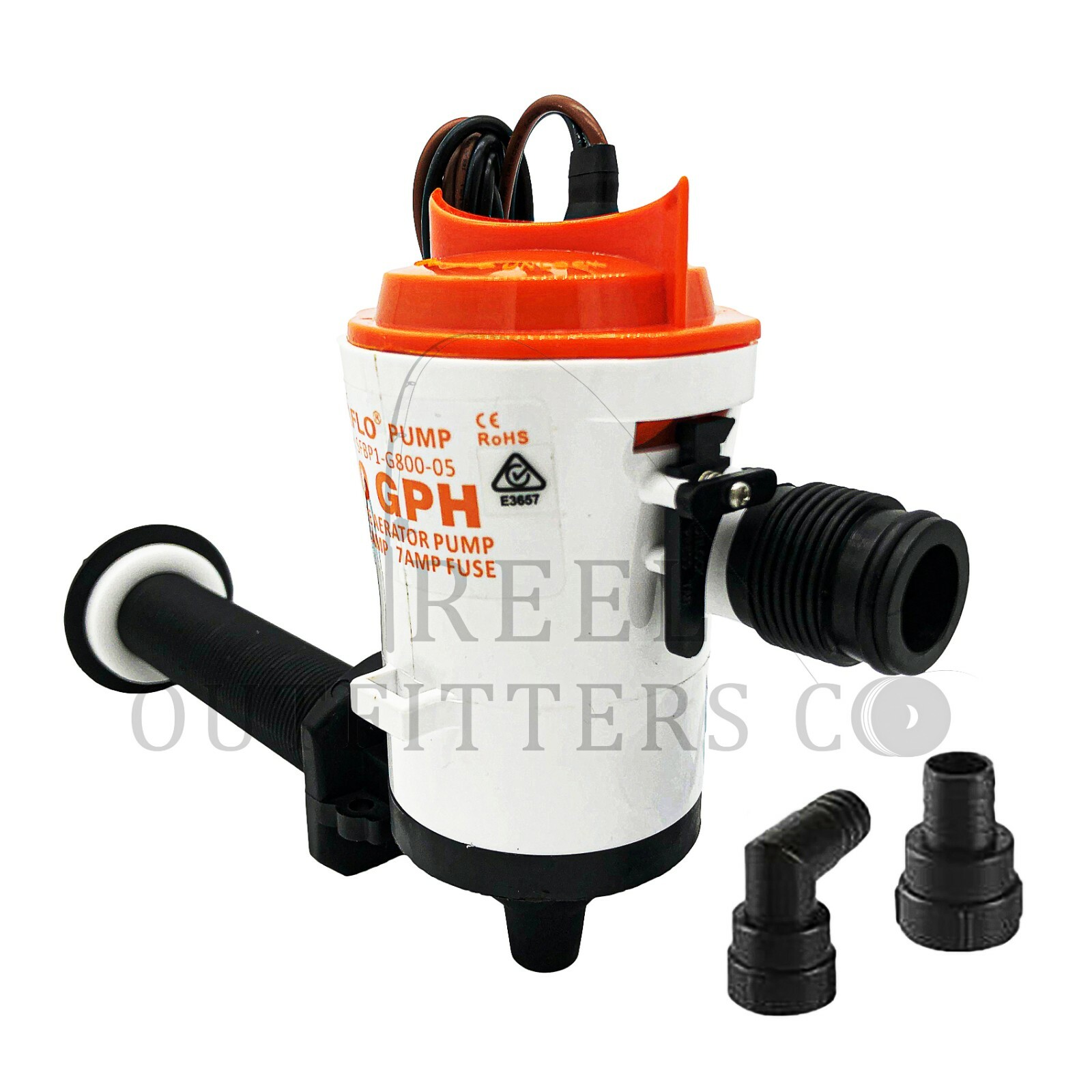 SEAFLO 12v 800GPH LIVEWELL Live Bait Tank Well Aerator Bilge Pump Kit