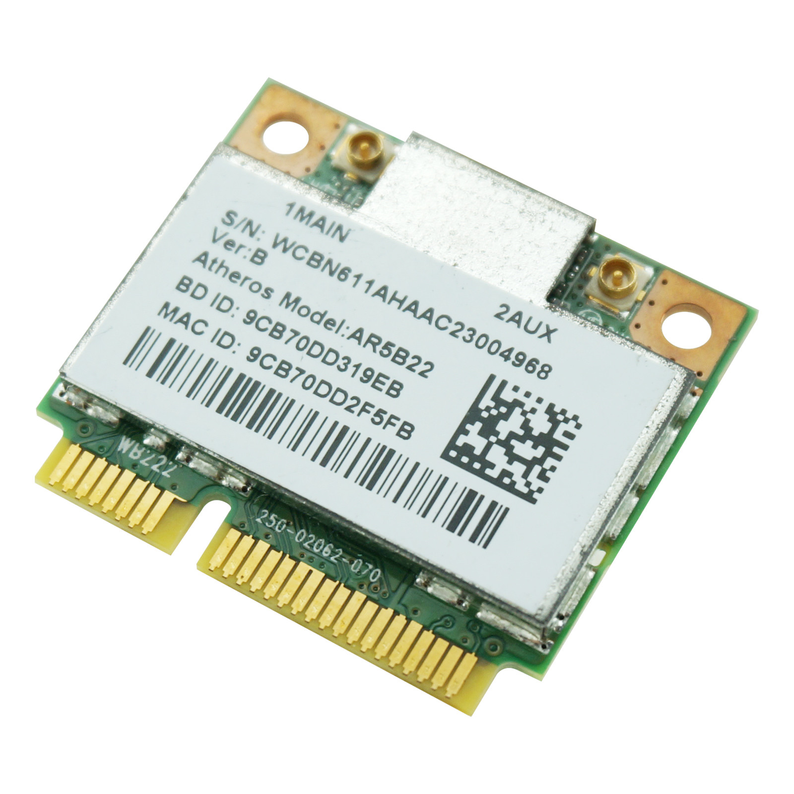 AR5B22 AR9462 Dual Band 2.4GHz 5GHz Wireless WiFi Bluetooth Half Mini