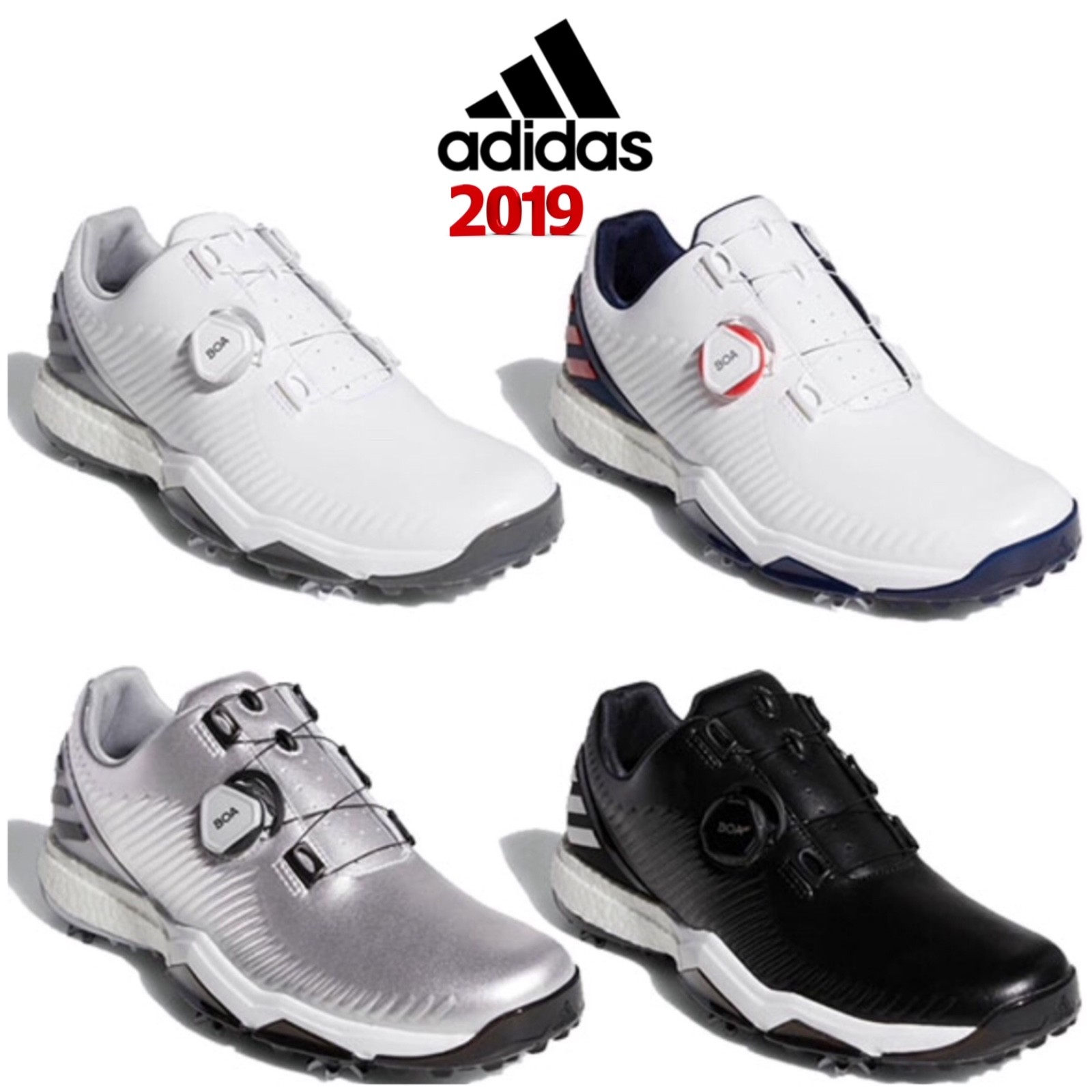 Adidas Adipower 4 orged Boa Width Fit Waterproof Golf Shoes | eBay