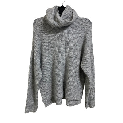VERO MODA Daisy Turtleneck Sweater In Light Grey Melange size XS NEW