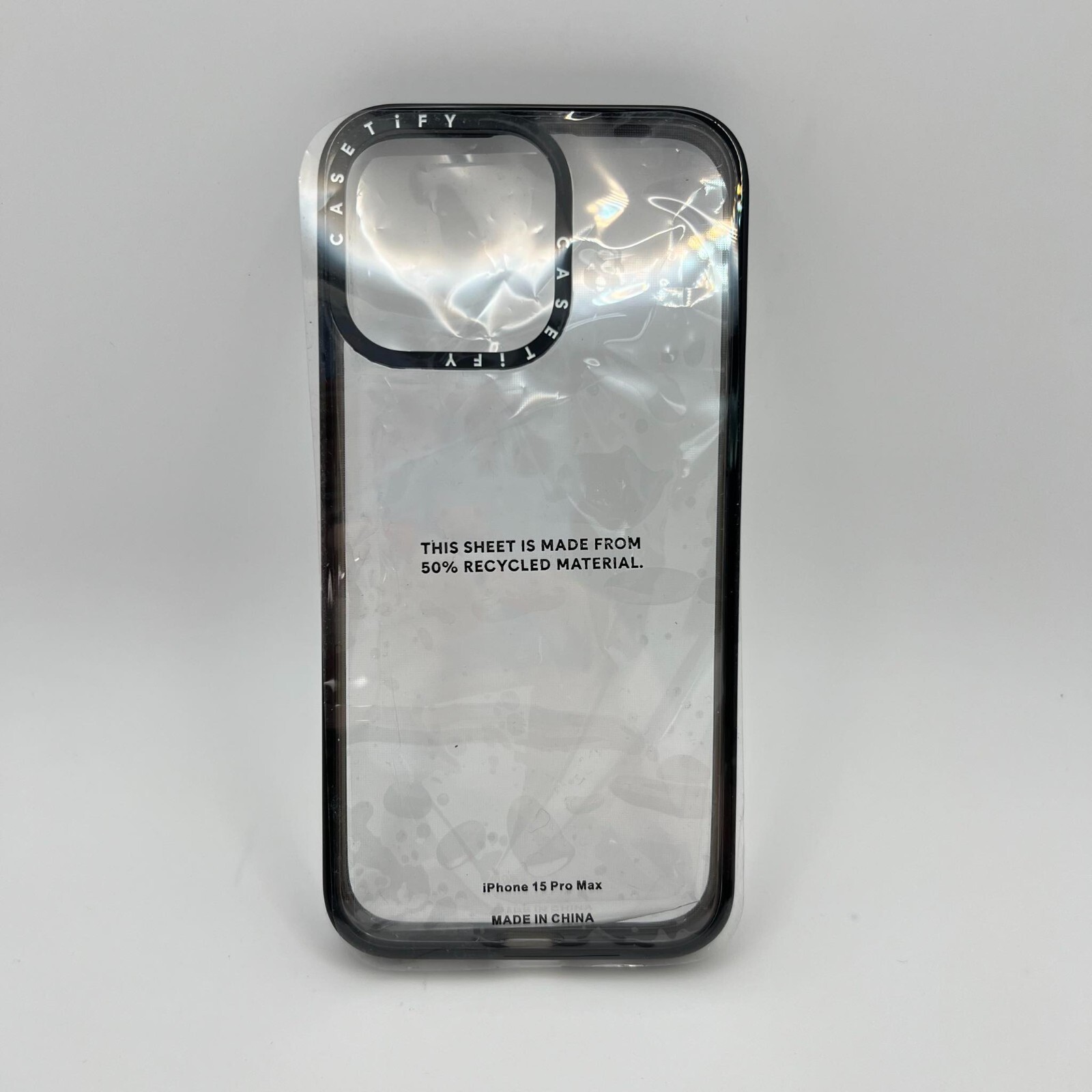 CASETiFY　iPhone15PROMAX　MagSafe　クリアブラック CASETiFY ドナルド iPhone 15 ProMax CASETiFY Impact Case with