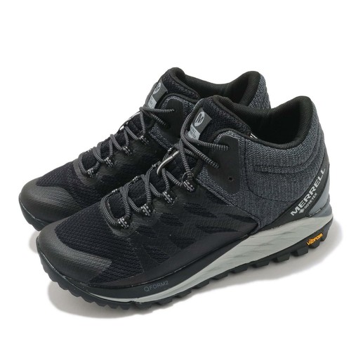 

Merrell Antora 2 Mid GTX Gore-Tex Black Grey Women Outdoor Hiking Trail J066746, Черный, Antora 2 Mid Gtx