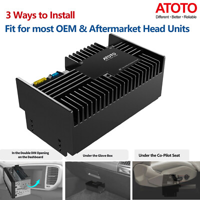 Car Audio Amplifier 4 Channel Class A/B,4 Ohm,392W Max Power Line-Out Converters
