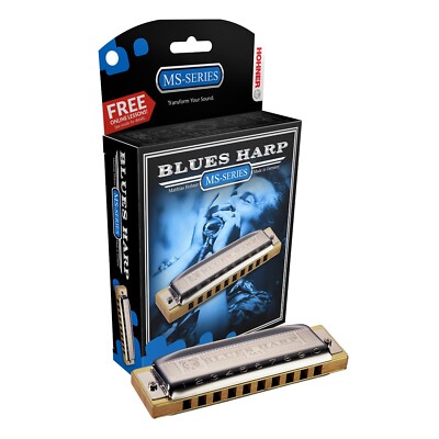 Hohner MS Series Blues Harp Harmonica - Key of G