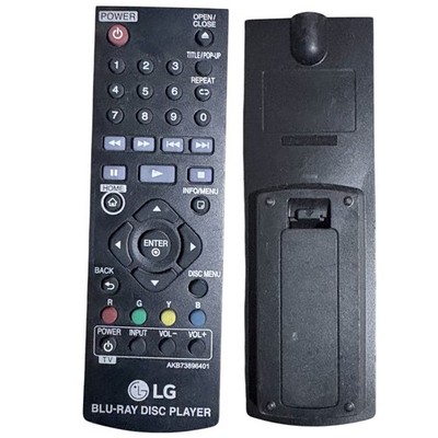 LG Blu-Ray Disc Player Remote Control AKB73896401 Untested For Parts