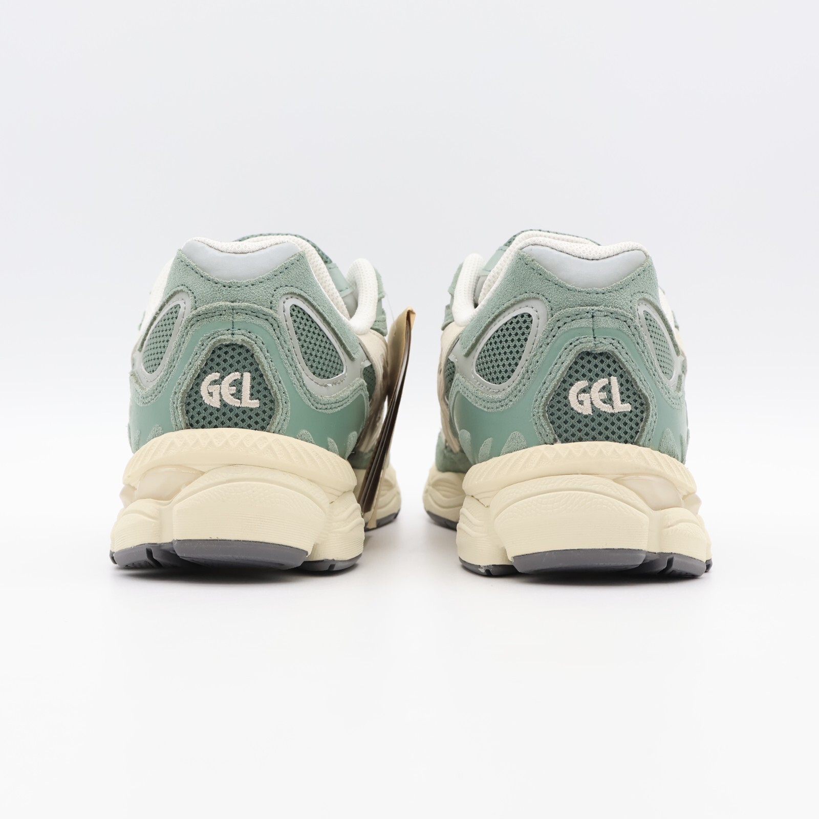 Pre-owned Asics 1203a383-302  Gel-nyc Ivy Smoke Grey Khaki Forret Green White (men's)