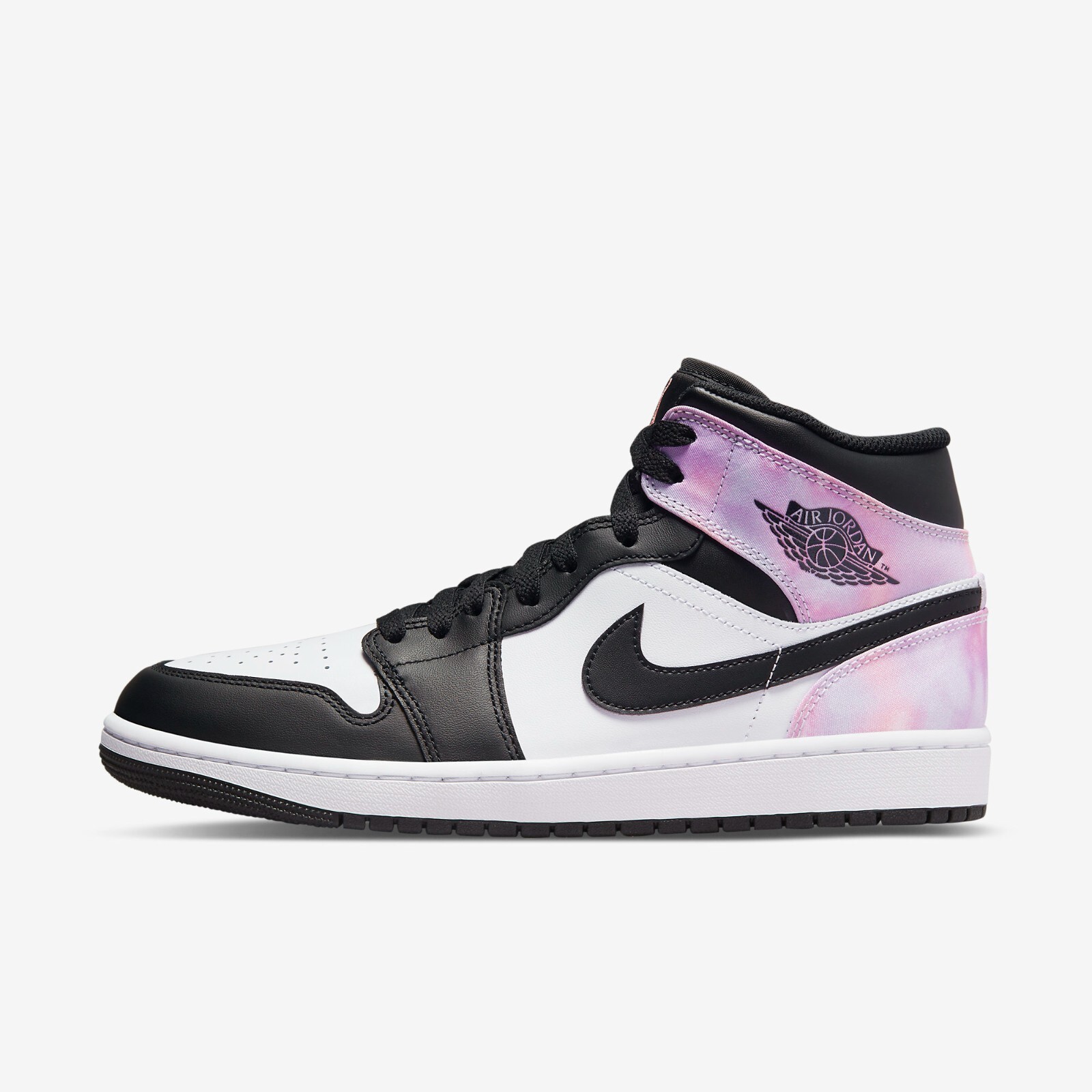 

Кроссовки Jordan 1 Mid SE Zen Master DM1200-001, Black/bleached coral-amethyst wave, Jordan 1 Mid