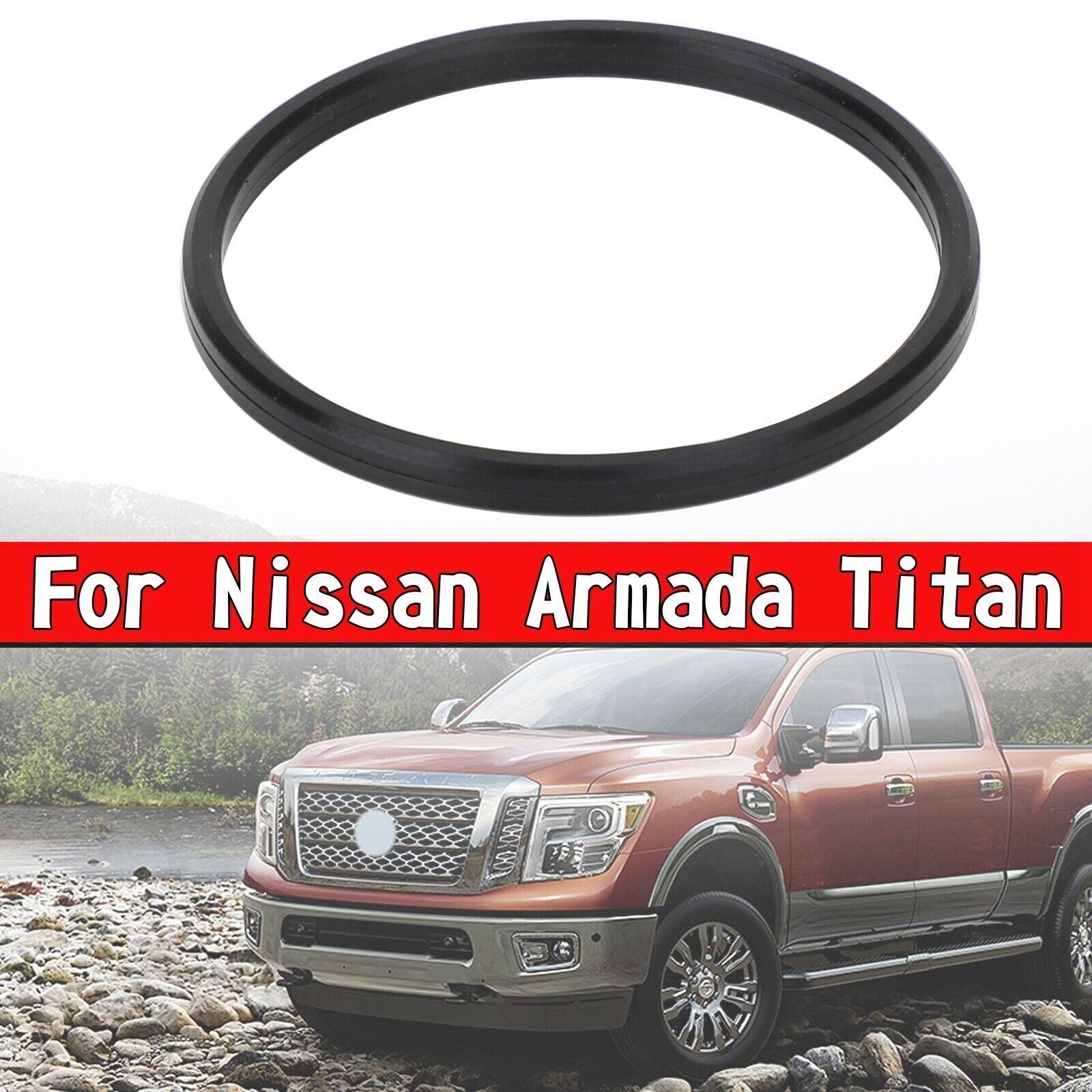 Cooler Filter Housing Seal Gasket O-ring For Nissan Armada Titan