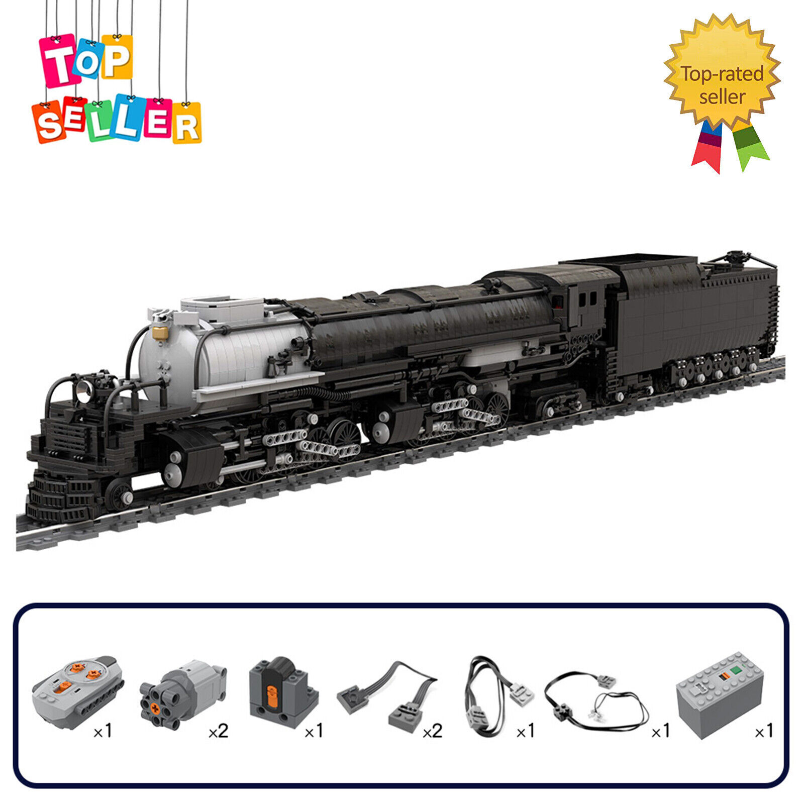 Union Pacific 4014 Big Boy RC Train Model Building Blocks Power