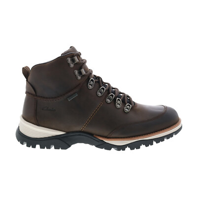 

Мужские коричневые кожаные походные ботинки Clarks Topton Pine Gore-Tex GTX 26161260, Коричневый, Clarks Topton Pine GTX