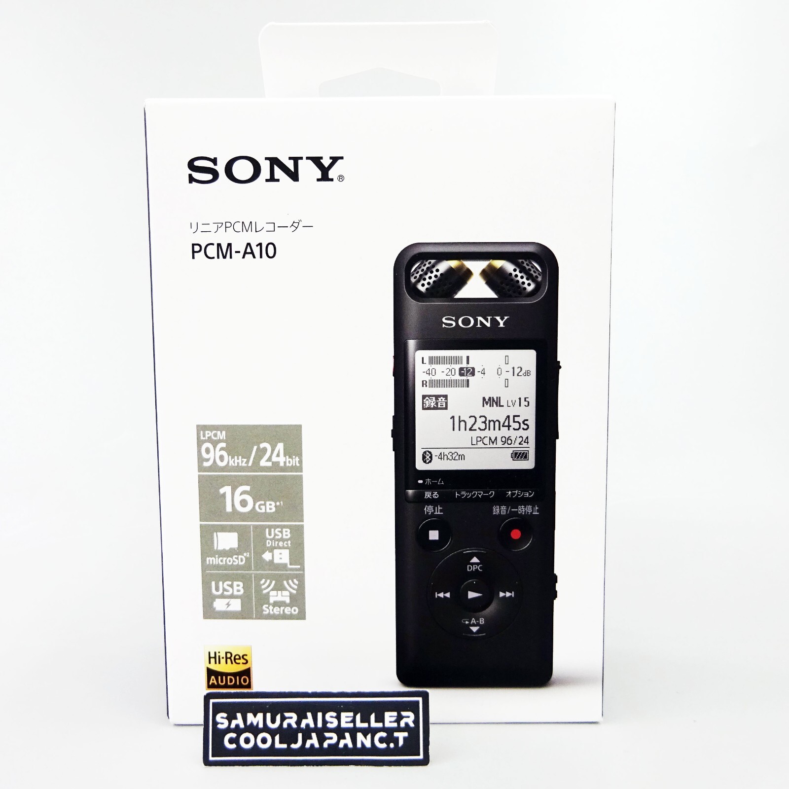 オーディオ機器 □ SONY ソニー リニアPCMレコーダー PCM-A10