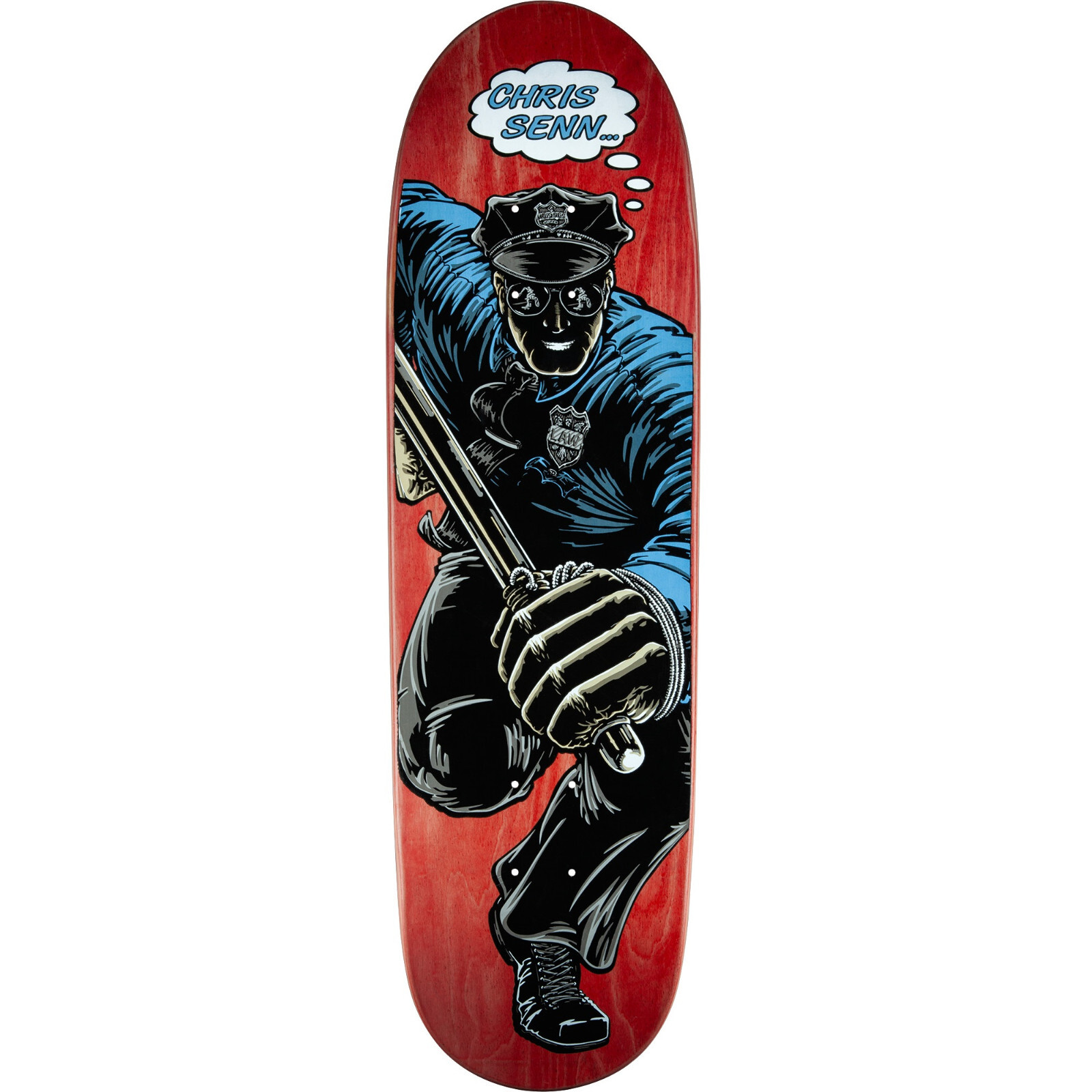 スケートボード chris senn powell peravita 9.13 Powell Peralta Chris Senn Cop Reissue Skateboard Deck - 9.13
