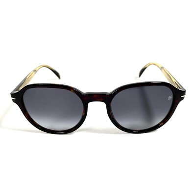 DAVID BECKHAM Full Frame Sunglasses Oval Black Stylish Eyewear 145mm  259