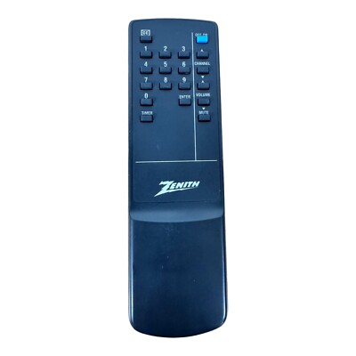 Zenith SC650 124-206-03 Remote Control Black Replacement Has Been Tested