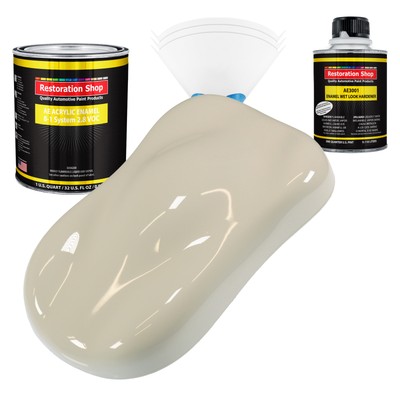 Restoration Shop Olympic White Acrylic Enamel Quart Kit, Auto Paint