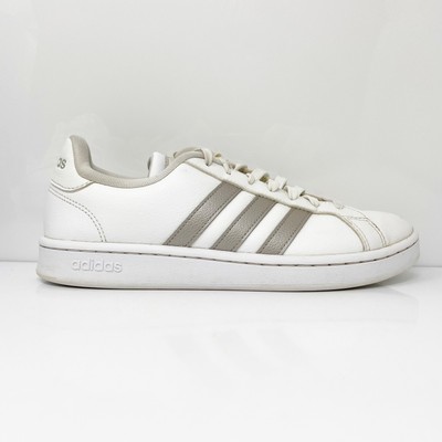 

Adidas Womens Grand Court F36485 Белая повседневная обувь Кроссовки Размер 9.5, Белый, Grand Court