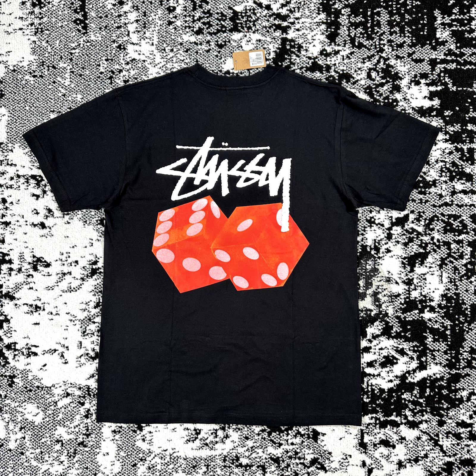STUSSY DICED OUT TEE BLACK - MEDIUM | eBay