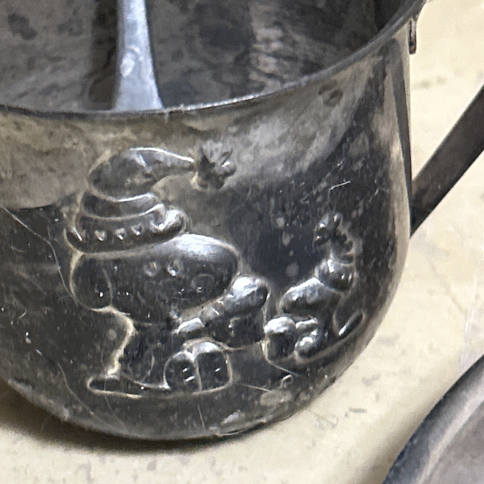 Vintage Snoopy & Woodstock Silverplate Cup, spoon & Plate Set 1958-1966
