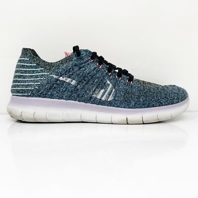 

Nike Womens Free RN Flyknit 831070-004 Синие кроссовки для бега, размер 8, Синий, Free RN Flyknit