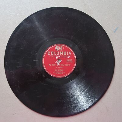 GUY MITCHELL WITH MITCH MILLER WIMMIN/WE WON'T LIVE IN A CASTLE COLUMBIA 78 D-61