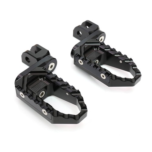 Black TRC 40mm Adjustable Front Wide Footpegs For ZX-6R 636
