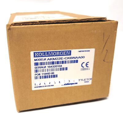 Kollmorgen AKM22E-CKBNAA00 Servo Motor 320VDC, 0.59kW, 8000RPM, IEC 58mm