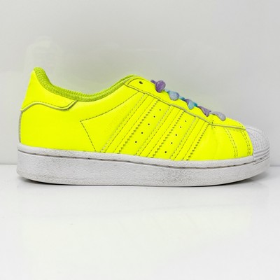 

Adidas Boys Originals Superstar BP FY2747 Желтые повседневные кроссовки Sz 11.5K, Желтый, Originals Superstar BP