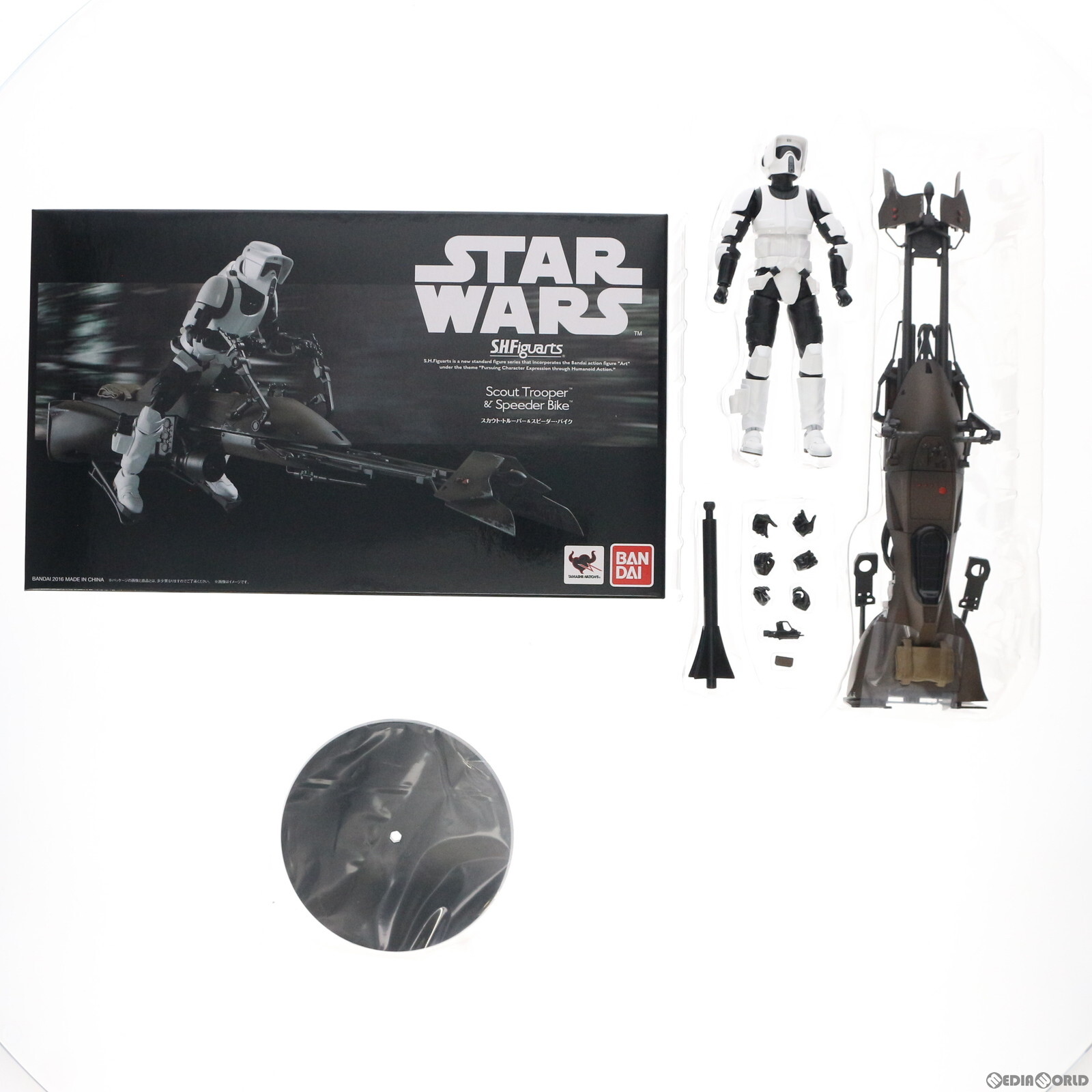 Star Wars S.H.Figuarts Biker Scout & Speeder Bike (Return of
