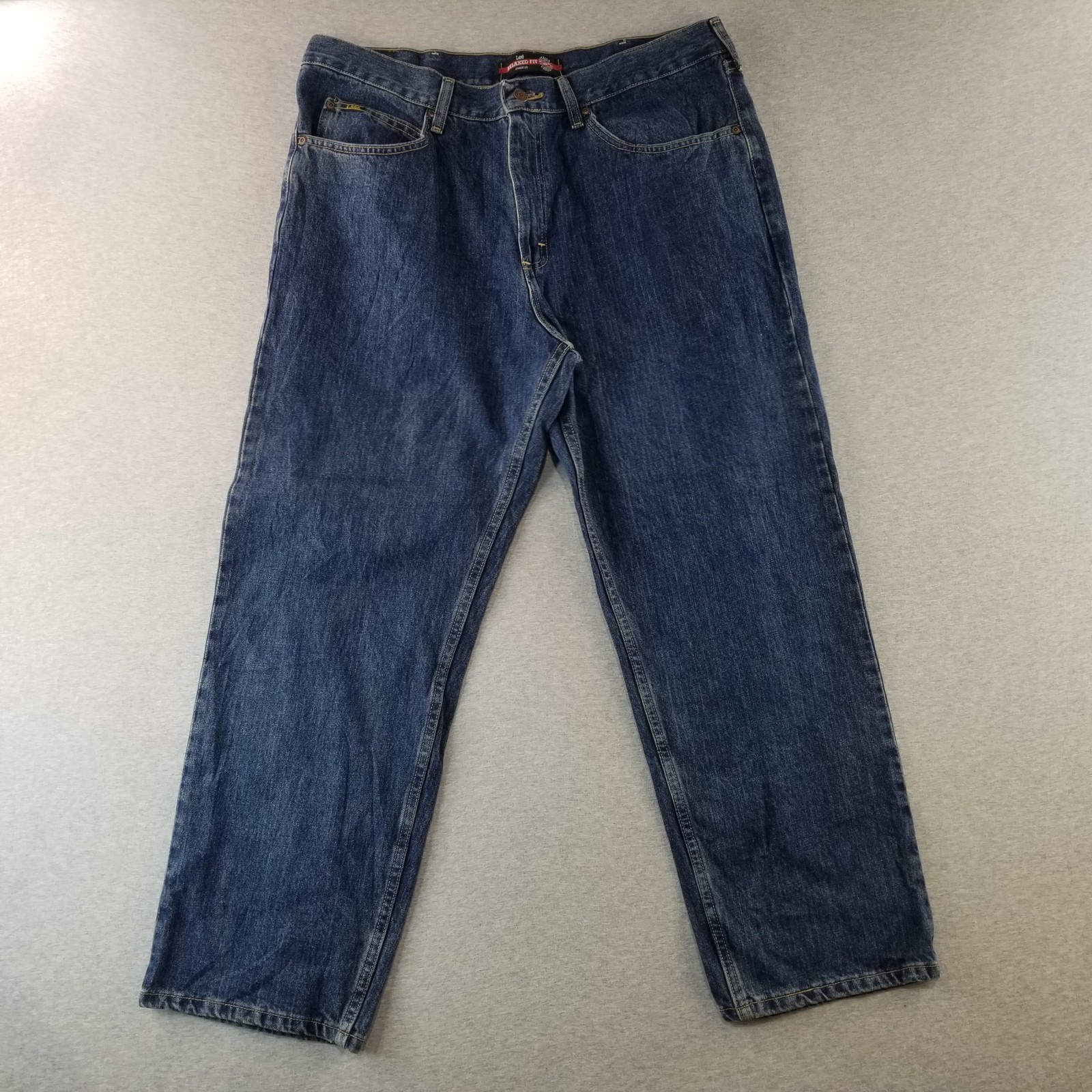 Lee Jeans Mens Sz 38x29 VTG Relaxed Fit Straight Leg 100%Cotton Normcore Durable