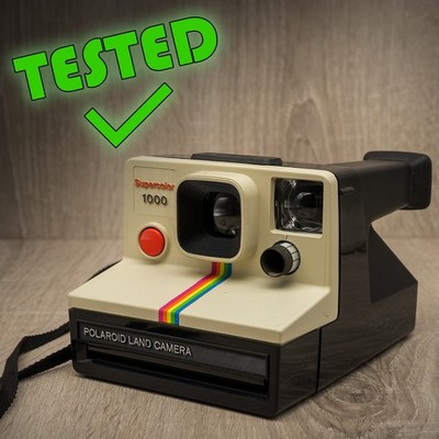 Polaroid Supercolor 1000 Sofortbildkamera SX-70 Vintage Instant Camera