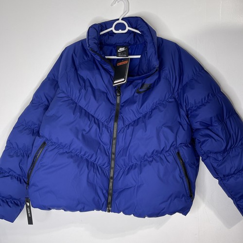 nike synthetic filled womens jacket in navy