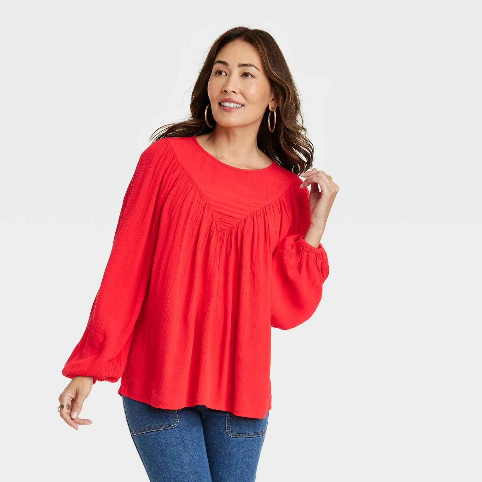 knox rose peasant top