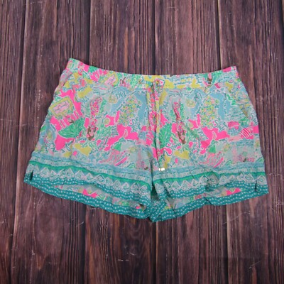 Lilly Pulitzer NEW Womens Large 5'' Katia Shorts Travel Vacation Beach Summer