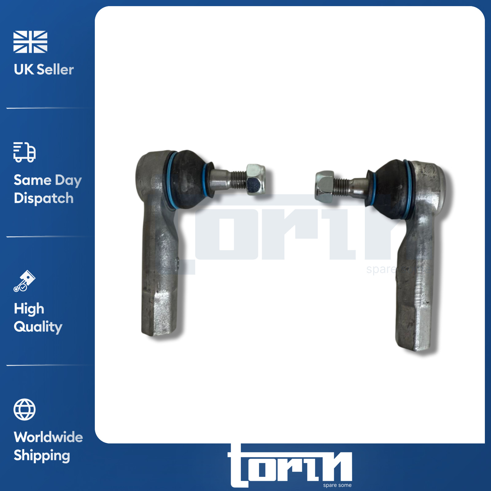 2X PAIR FRONT OUTER TRACK ROD ENDS L&R FOR FORD FIESTA VI B-MAX 1545339 1545338