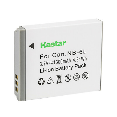 Kastar Replacement Battery for Canon NB-6L NB6LH CB2LY Canon PowerShot SX520 HS