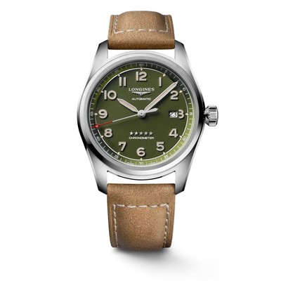 Pre-owned Longines Spirit Green Dial 42mm L3.811.4.03.2
