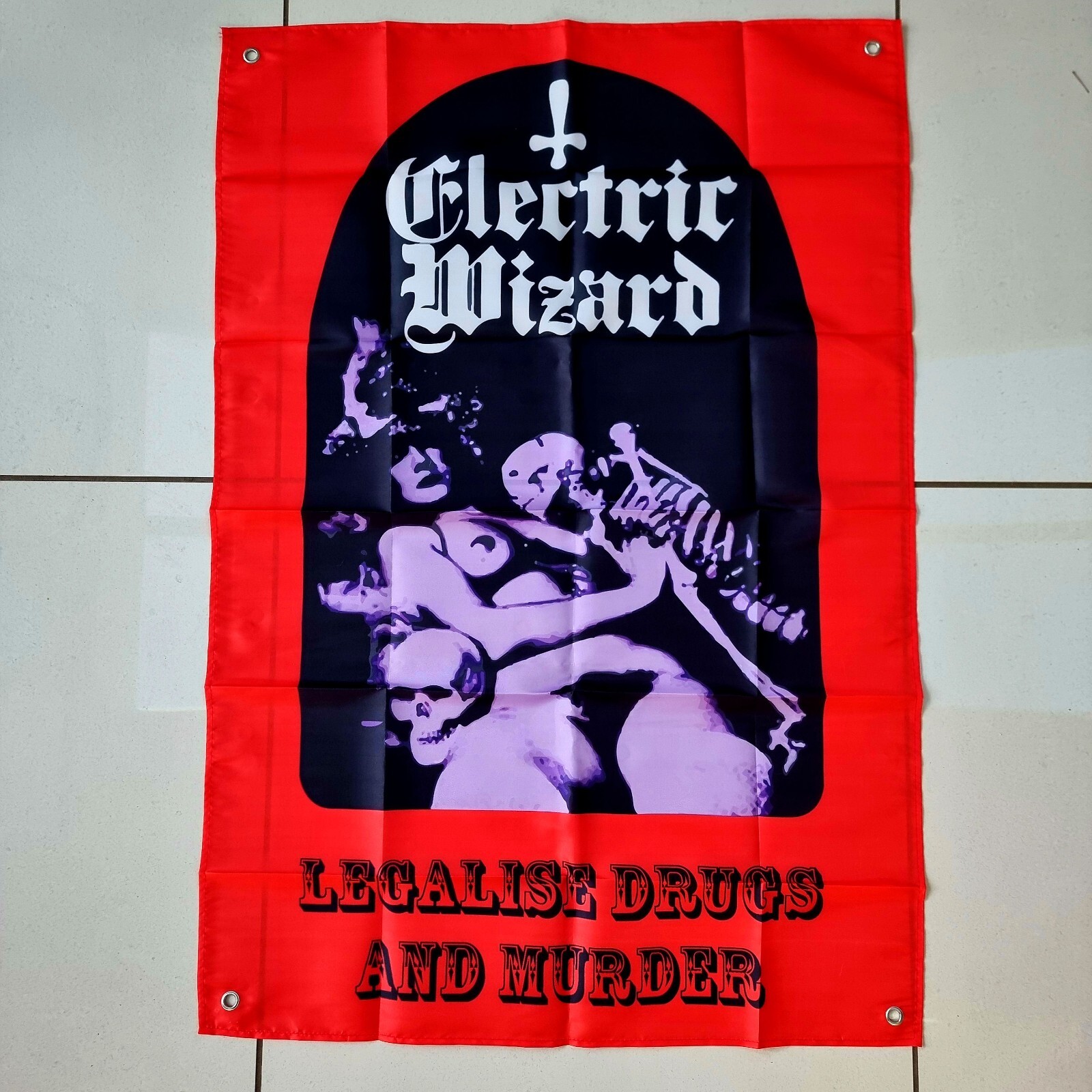 ELECTRIC WIZARD - Legalise Drugs & Murder - Wall Flag