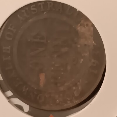 1932 King George V Australia One Penny Coin