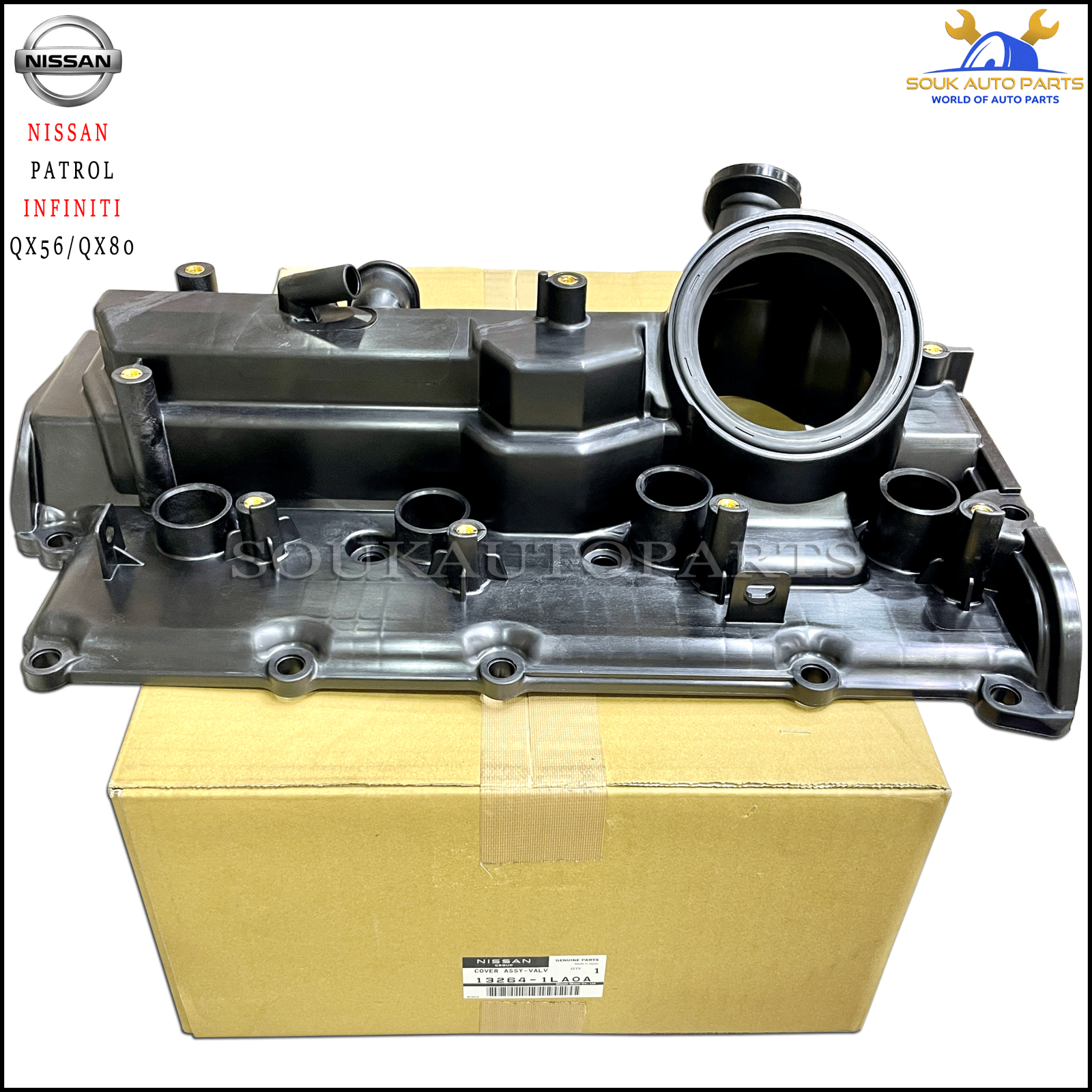 13264-1LA0A Genuine Nissan COVER ASSY-VALVE ROCKER