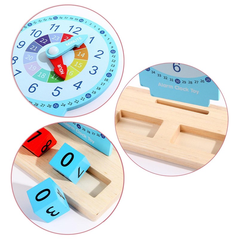 Learning Geared Clock Time Learning Clock Toy Kids Tell The Time Educational Toy