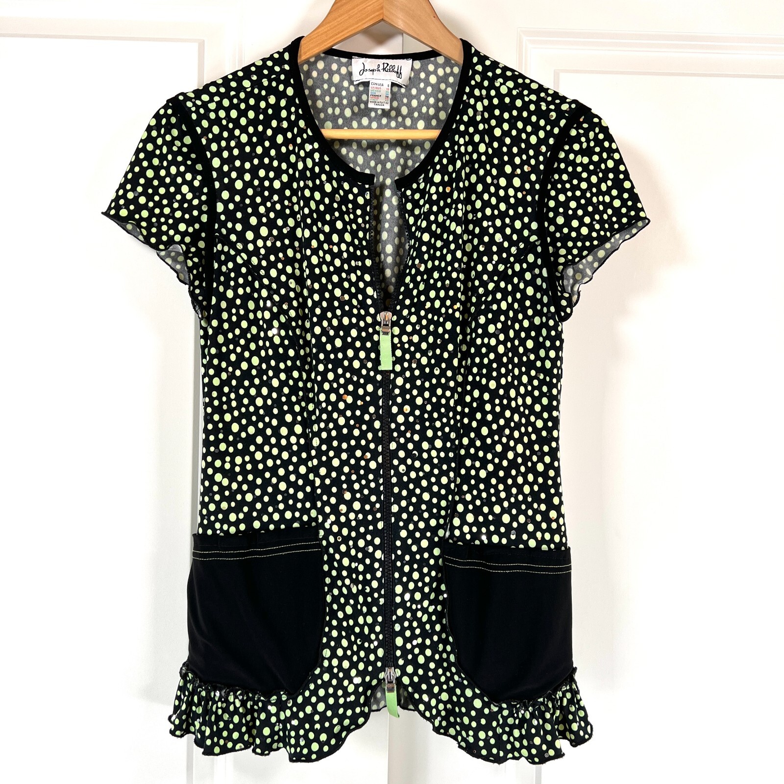 トップス papier blouse Paper Tee Woman's 2X Black & White Plaid Top Blouse 1/2