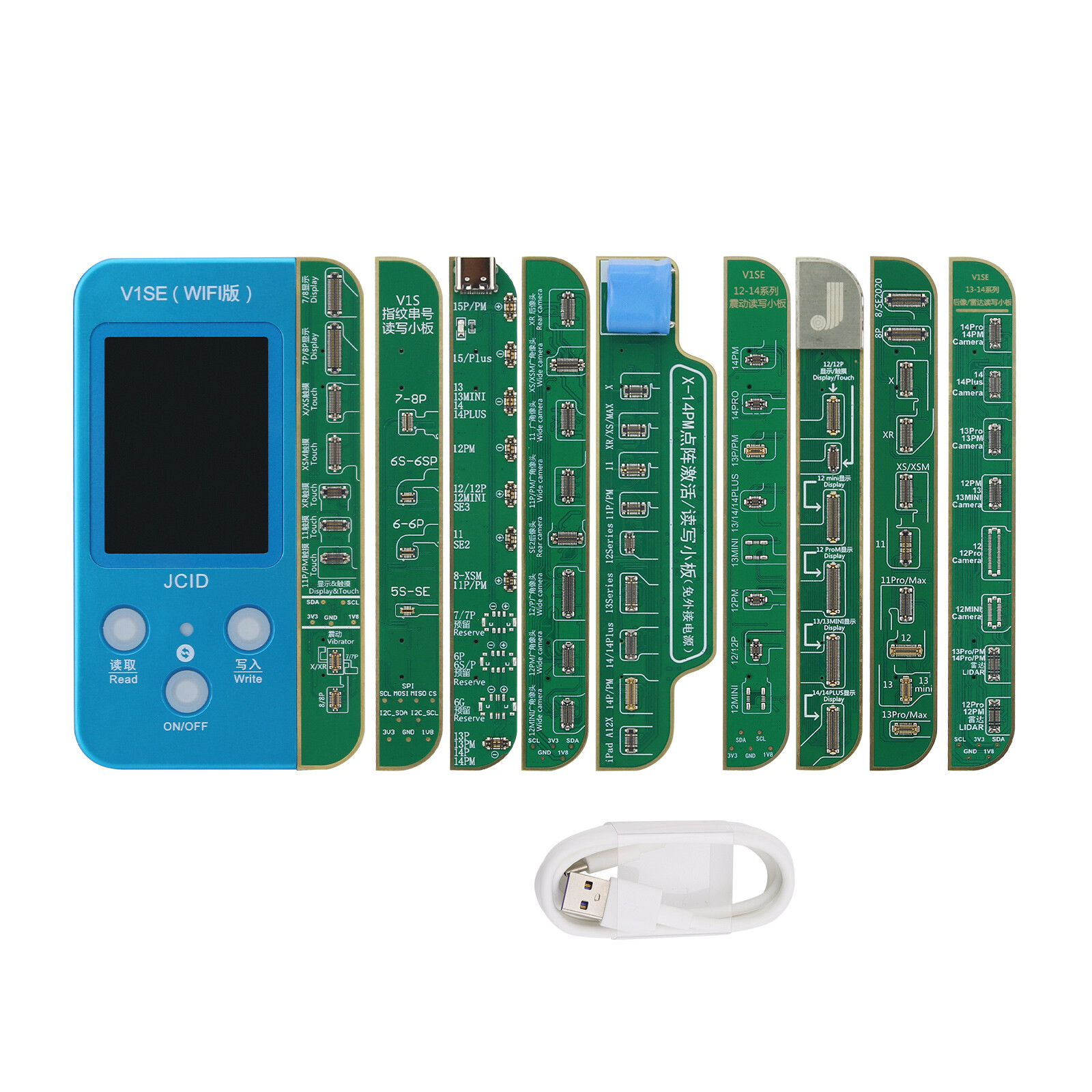 JCID V1SE Wifi True Tone Repair Programmer+9 Boards for JCID V1SE Wifi True Tone Repair Programmer+9 Boards for