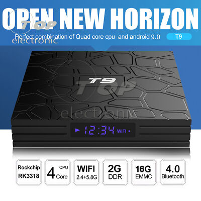 NEW T9 Android Box 9.0 TV BOX 2G/4G+16G/32G/64G A53 4K