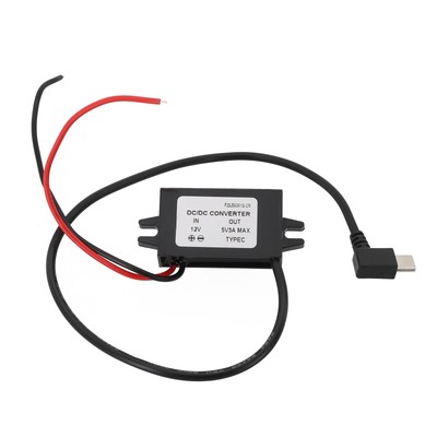 Waterproof 5V 3A Type C USB C DC DC Converter for Cars and Motorcycles