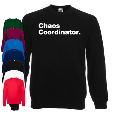 Chaos Coordinator Jumper | Funny | Meme | Stag Hen