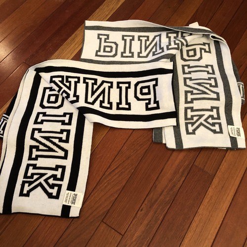 NWT Victoria Secret PINK Winter Beanie Hat & Scarf Set- 2 Colors - SHIPS TODAY