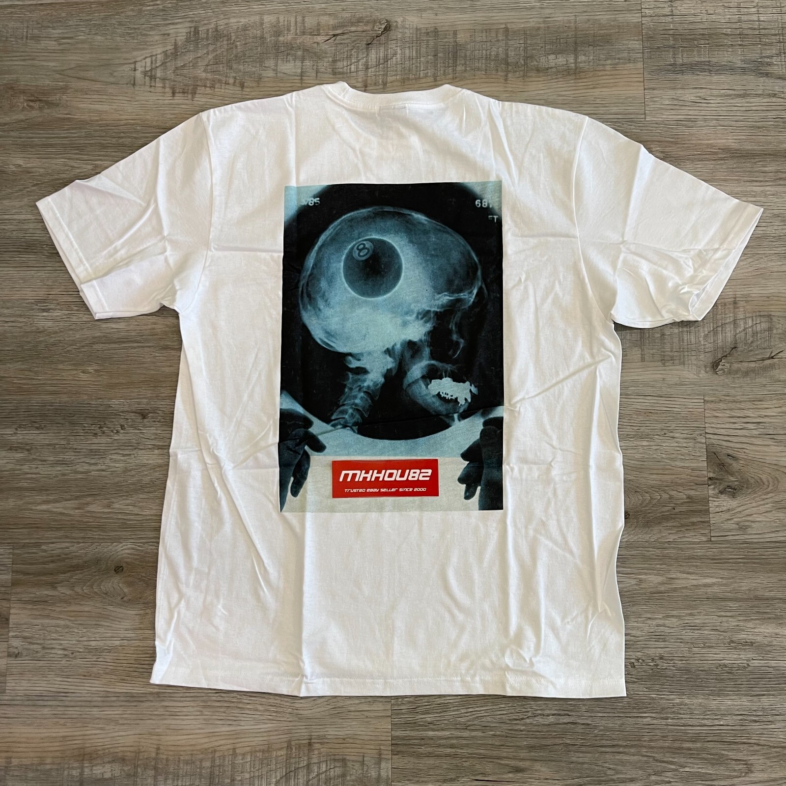 New Stussy X-Ray Tee T-Shirt 8 Ball White Fall Winter 2023 New Stussy X-Ray Tee T-Shirt 8 Ball White Fall Winter 2023