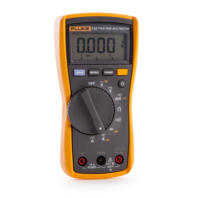 Fluke 115 Compact True RMS Digital Multimeter 6,000 counts AC/DC 600V, CAT III