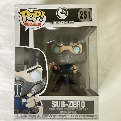Funko Pop Games Mortal Kombat X Sub Zero 251 Vinyl Figure